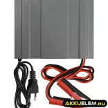 Qoltec Intelligens Akkumulátor töltő, 12V + 12.6V + 24V LCD kijelzős AGM, GEL, LiFePO4