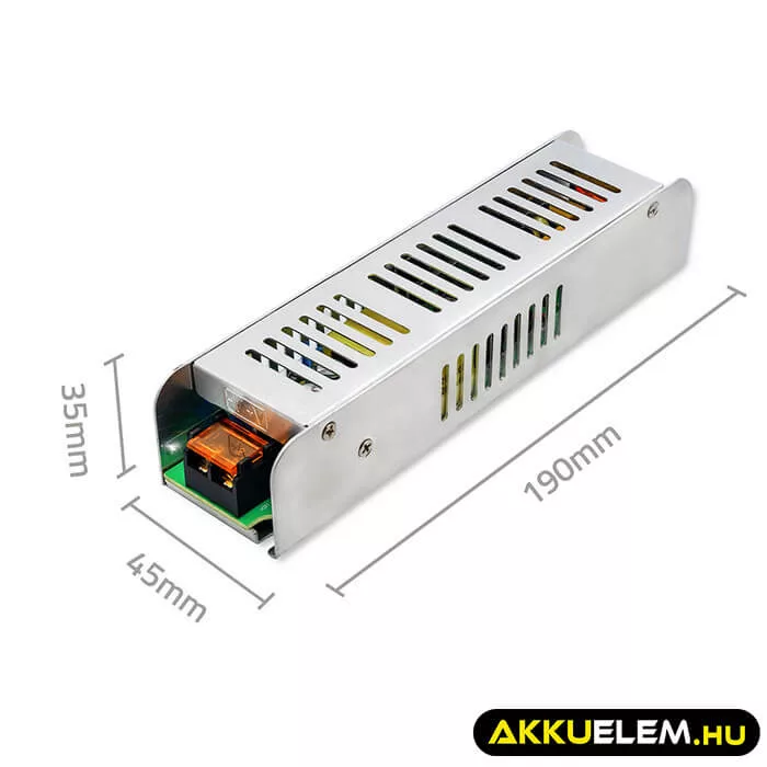 Qoltec LED Kapcsolóüzemű Tápegység 120W 12V 10A Vékony