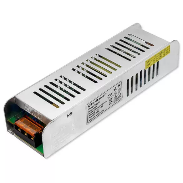 Qoltec LED Kapcsolóüzemű Tápegység IP20 150W 12V 12.5A Vékony