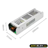 Qoltec LED Kapcsolóüzemű Tápegység IP20 150W 12V 12.5A Vékony