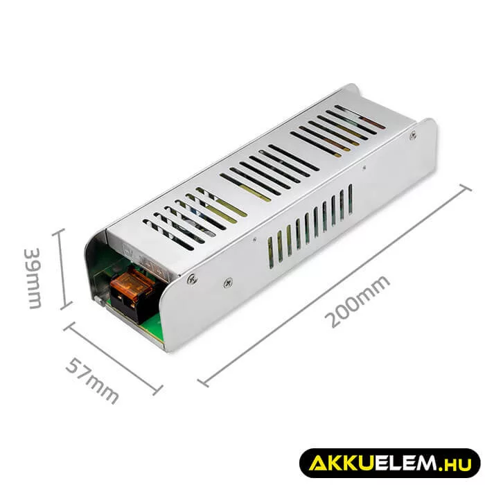 Qoltec LED Kapcsolóüzemű Tápegység IP20 150W 12V 12.5A Vékony