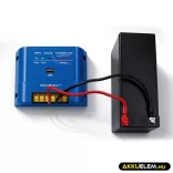 Qoltec 12V/24V 15A MPPT Napelem Töltésvezérlő USB