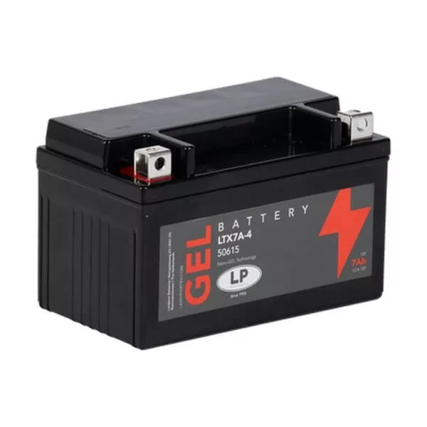   Landport motorkerékpár akkumulátor 12V 7Ah 120A YTX7A-4 LTX7A-4 GEL BAL+ GEL