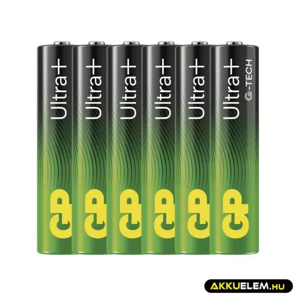 GP LR03 AAA Ultra+ Alkaline 24AU elem 6db/csomag (ár/csomag)