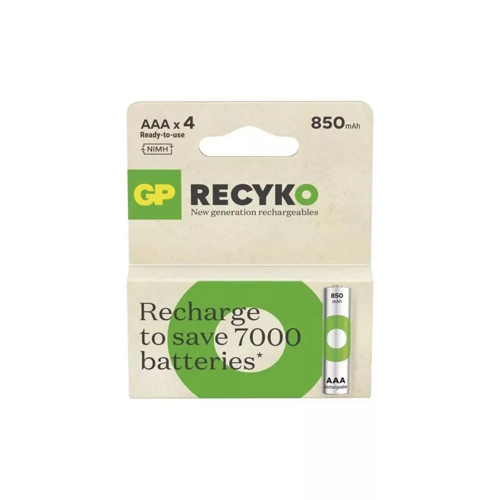 GP AAA Recyko 850mAh NiMH akkumulátor 4db/csomag (ár/db)