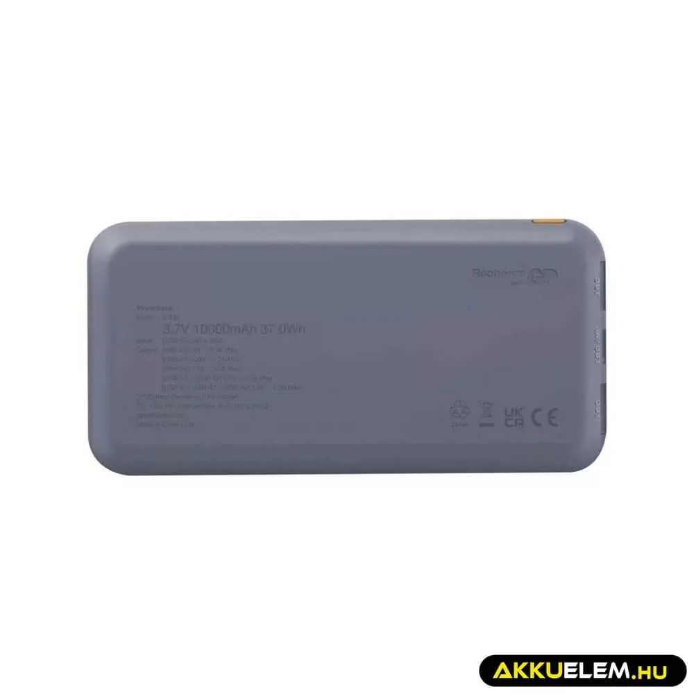 GP Powerbank B+ Series, 10 000 mAh, 15 W, kék, 2*USB, 1*USB-C