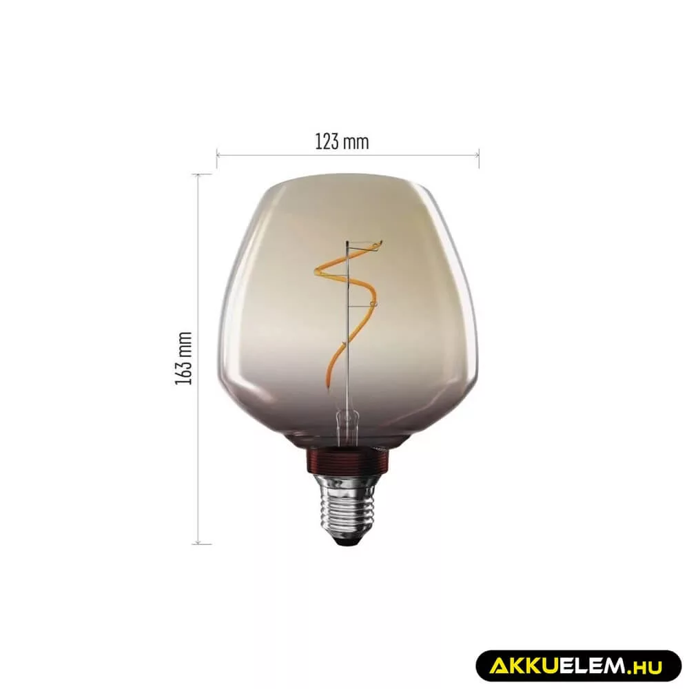 Dekor LED-izzó E27 DECO 4W (16W) 150lum 360 1800K
