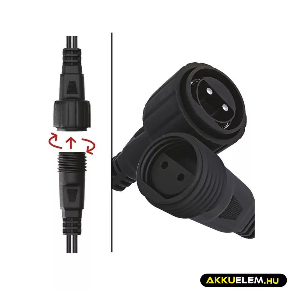 Karácsonyi fényfüzér CNT 100Led 10m hossz WM C IP44