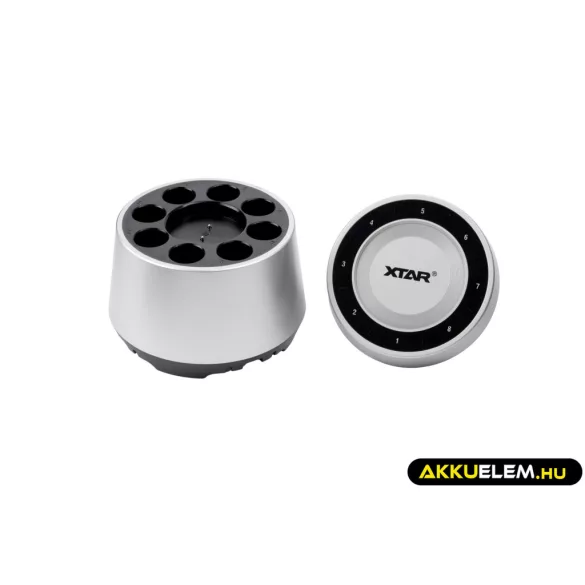 XTAR L8 Box akkutöltő 1,5V li-ion és 1,2V NiMH AA/AAA akkukhoz