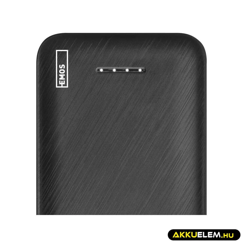 Powerbank 20000mAh 22,5W LED kijelzővel fekete 1*USB-C 2*USB-A