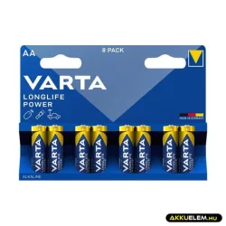 Varta Longlife Power LR6 AA elem 8db/csomag (ár/csomag)