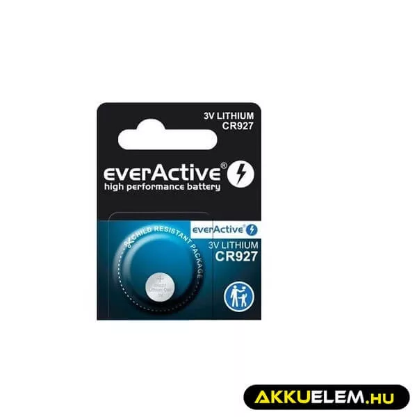 everActive CR927 3V lítium gombelem 5db/csomag (ár/db)
