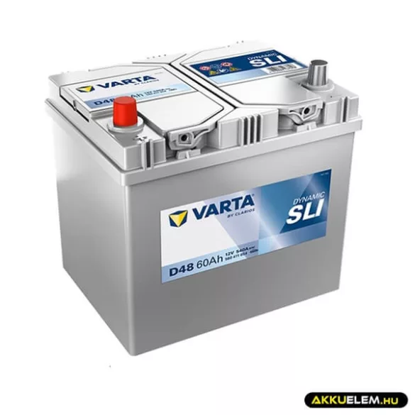Varta 12V 60Ah 540A BAL+ 560411 D23R Asia autó akkumulátor