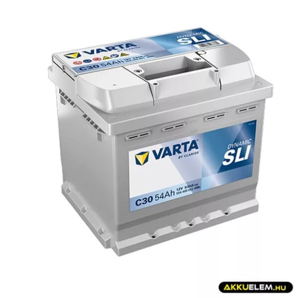 Varta 12V 54Ah 530A JOBB+ 554400 L1 autó akkumulátor