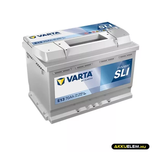 Varta 12V 70Ah 640A JOBB+ 570409 L3 autó akkumulátor
