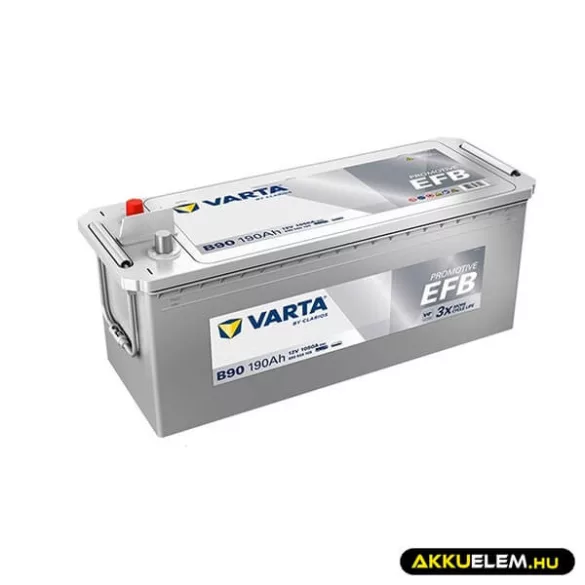 Varta 12V 190Ah 932190 tgk B Munka akkumulátor EFB