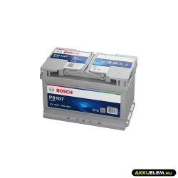 Bosch P0107 12V 65Ah 540A JOBB+ autó akkumulátor
