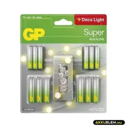 GP elemcsomag + Deco Light 12xAA + 12xAAA