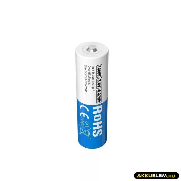 Xtar 14500 1200mAh 3,6V Li-Ion akkumulátor PCB