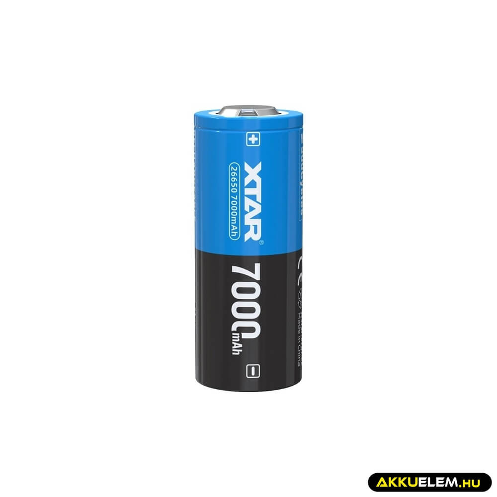 Xtar 26650 7000mAh 3,6V Li-Ion akkumulátor 10A PCB
