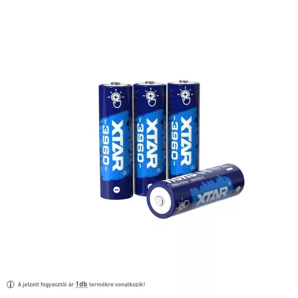Xtar AA 2500mAh 3960mWh 1,5V Li-Ion akkumulátor töltőttségjelzővel