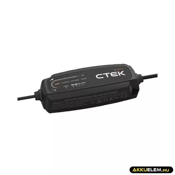 CTEK NXT5 autó akkumulátor tölto 12V 5A ólom, AGM, lítium 40-659