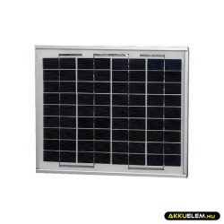   Napelem 10W poli 290x330x25 (vezeték és csatlakozó nélkül) MWG-10