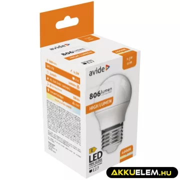 Avide LED Globe Mini G45 6.5W E27 4000K