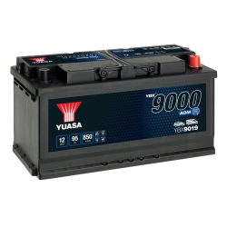   Yuasa 12V 95Ah 850A YBX9019 autó akkumulátor Start-Stop AGM JOBB+