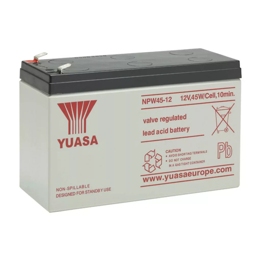 Yuasa NPW45-12 12V 7,5 Ah zselés akkumulátor F2