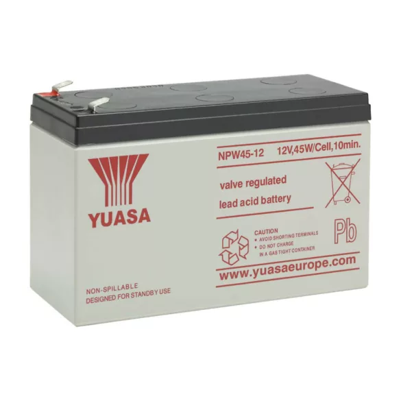 Yuasa NPW45-12 12V 8,5 Ah zselés akkumulátor F2