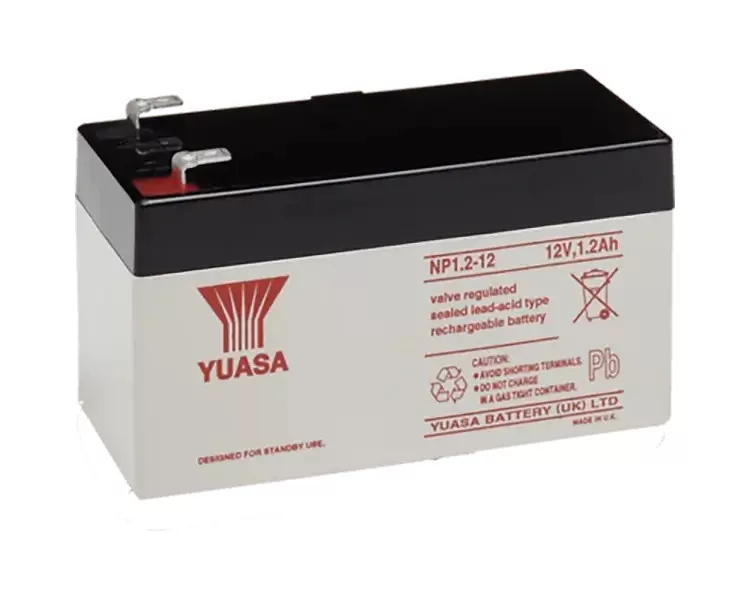 Yuasa NP1.2-12 12V 1,2 Ah zselés akkumulátor F1