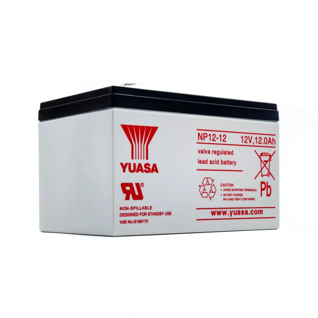 Yuasa NP12-12 12V 12 Ah zselés akkumulátor F2