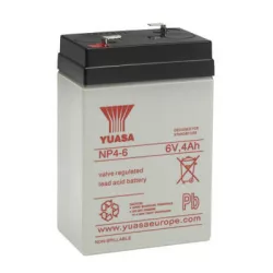 Yuasa NP4-6 6V 4 Ah zselés akkumulátor F1