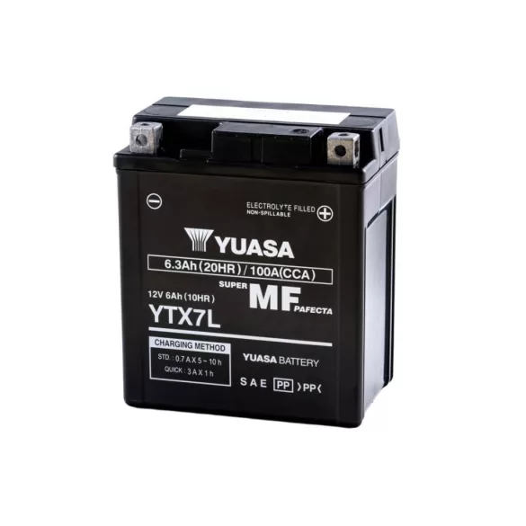 Yuasa YTX7L 12V 6Ah 100A motorkerékpár akkumulátor