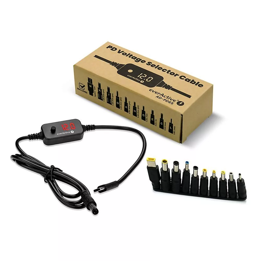 EverActive TÁPEGYSÉG DC5/9/12/15/20V 10csat 20V/3,25A