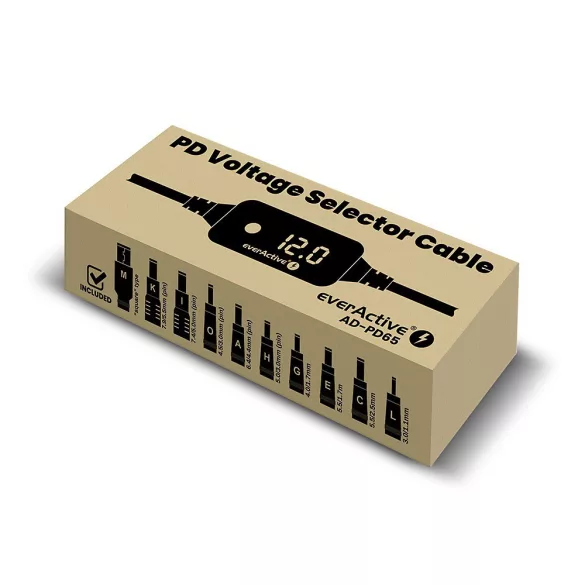 EverActive TÁPEGYSÉG DC5/9/12/15/20V 10csat 20V/3,25A