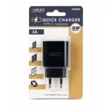USB-C/ Type-C PD20W Fali gyorstöltő Quick Charge 3A