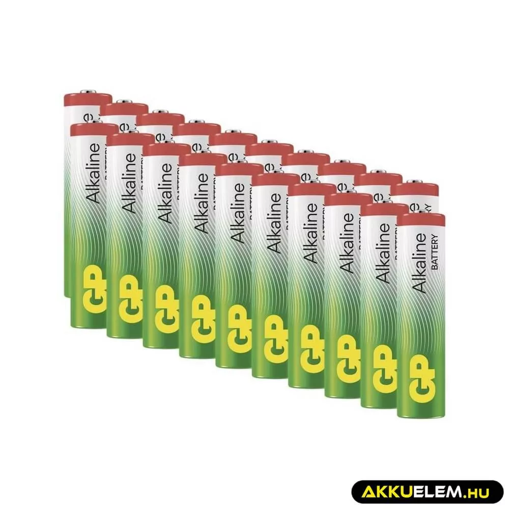 GP LR03 AAA Alkaline 24A elem 20db/csomag (ár/db) NEM BONTHATÓ