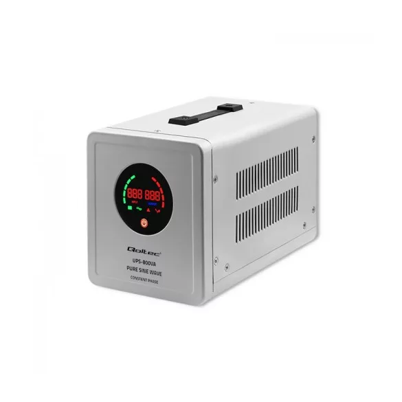 Qoltec szünetmentes táp 800VA/560W 12/230V átalakító AVR-rel Sinus