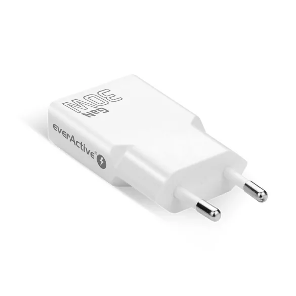 everActive SC-385Q 2xUSB-C PD adapter 30W SUPER SLIM