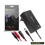 Qoltec akkumulátor töltő AGM GEL SLA 12V 2A 1,8m csipesz + 5,5x2,1 dugó