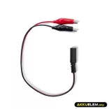 Qoltec akkumulátor töltő AGM GEL SLA 12V 2A 1,8m csipesz + 5,5x2,1 dugó