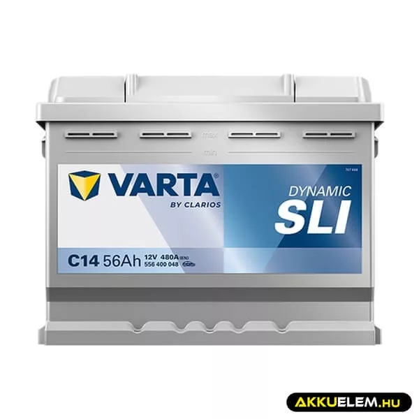 56Ah VARTA Dynamic C14 akkumulátor JOBB+ (556 400 048)
