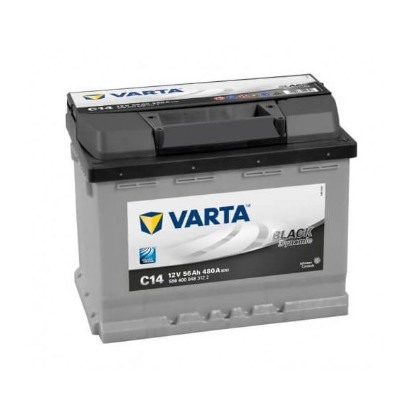 56Ah VARTA Black Dynamic C14 akkumulátor JOBB+ (556 400 048)