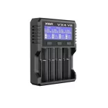 Xtar VX4 V2 Ni-MH, LiFePO4, 1,5V és 3,6V/3,7V Li-Ion töltő hálózati adapterrel