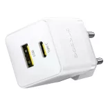 Baseus hálózati adapter 30W EU 1*USB 1* USB-C Mini Yet Powerful