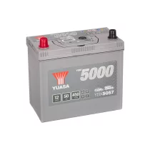 Yuasa 12V 50Ah 450A YBX5057 Autó akkumulátor BAL+