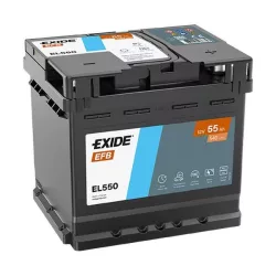 EXIDE start-stop EFB EL550 55Ah 540A autó akkumulátor