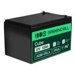 GreenCell AGM VRLA 12V 12Ah zselés akkumulátor - GreenCell